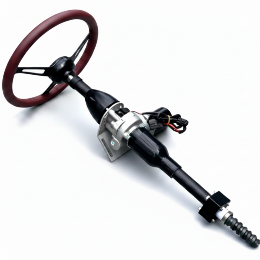 Electric Power Assisted Steering (EPAS - PLUG&DRIVE) - Land Rover SERIES 2/2A/3 -  (SB300 + STEERING SHAFT COLUMN KIT)
