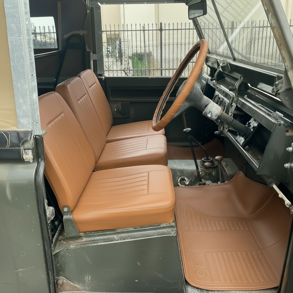 COMFORT - "Deluxe" Seats - Front - Land Rover SERIES (2 or 3 Seats)