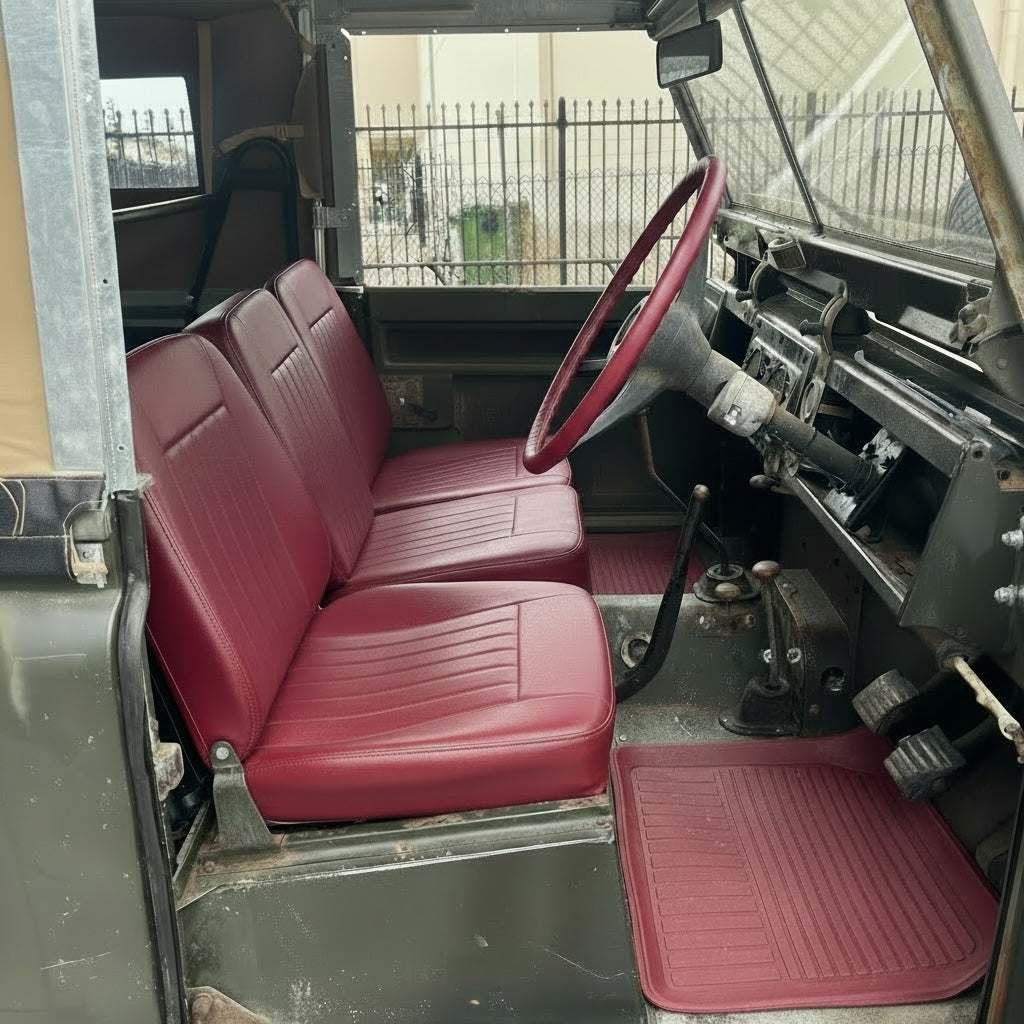 COMFORT - "Deluxe" Seats - Front - Land Rover SERIES (2 or 3 Seats)