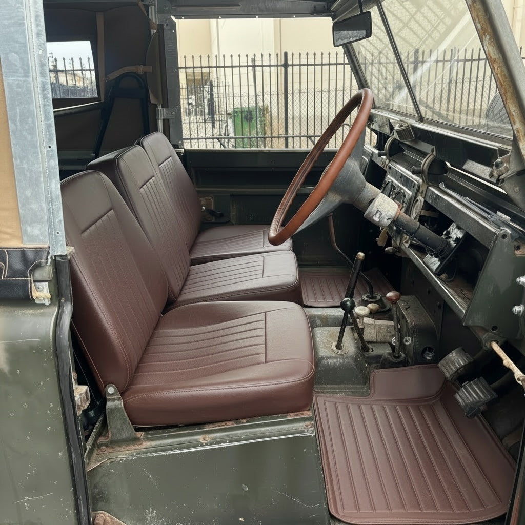 COMFORT - "Deluxe" Seats - Front - Land Rover SERIES (2 or 3 Seats)