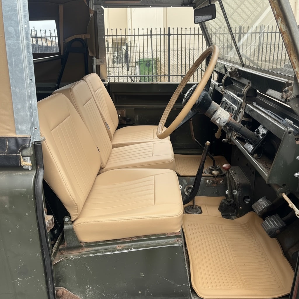 COMFORT - "Deluxe" Seats - Front - Land Rover SERIES (2 or 3 Seats)
