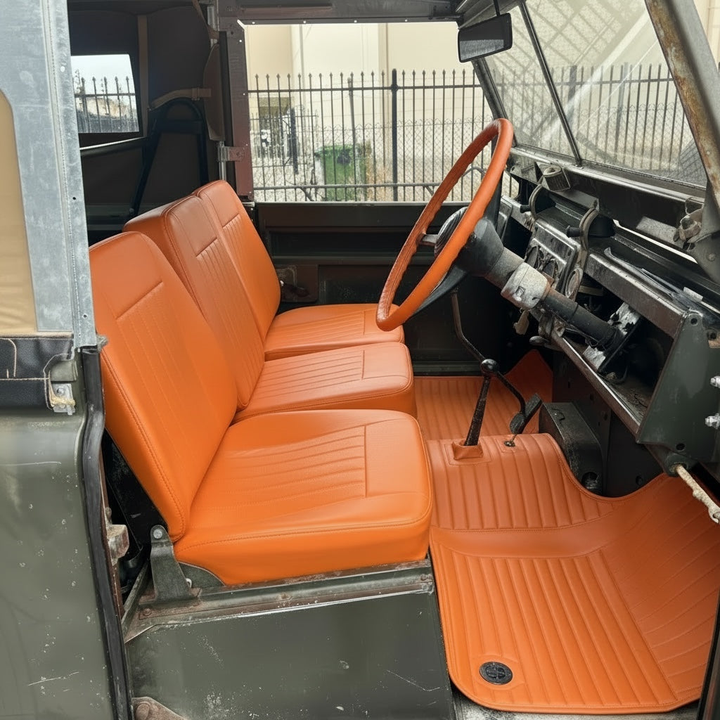 COMFORT - "Deluxe" Seats - Front - Land Rover SERIES (2 or 3 Seats)