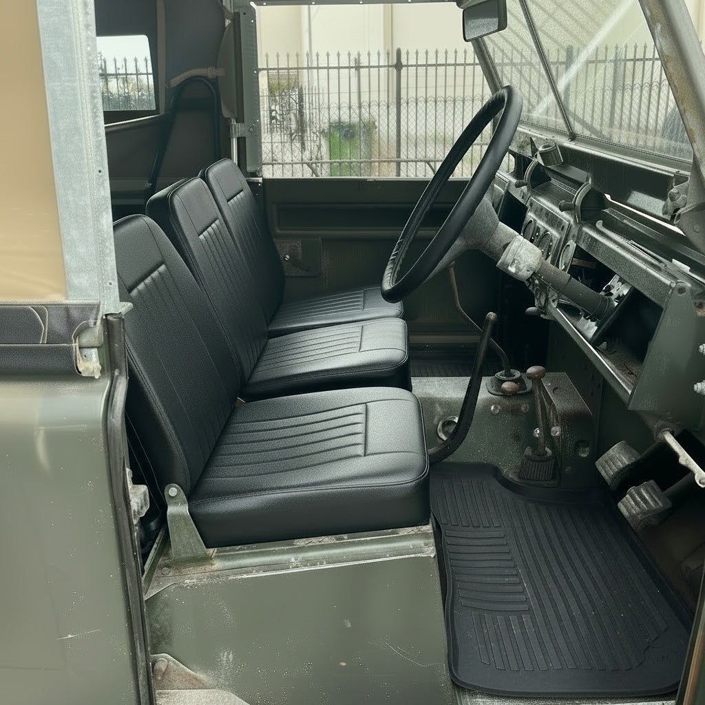 COMFORT - "Deluxe" Seats - Front - Land Rover SERIES (2 or 3 Seats)