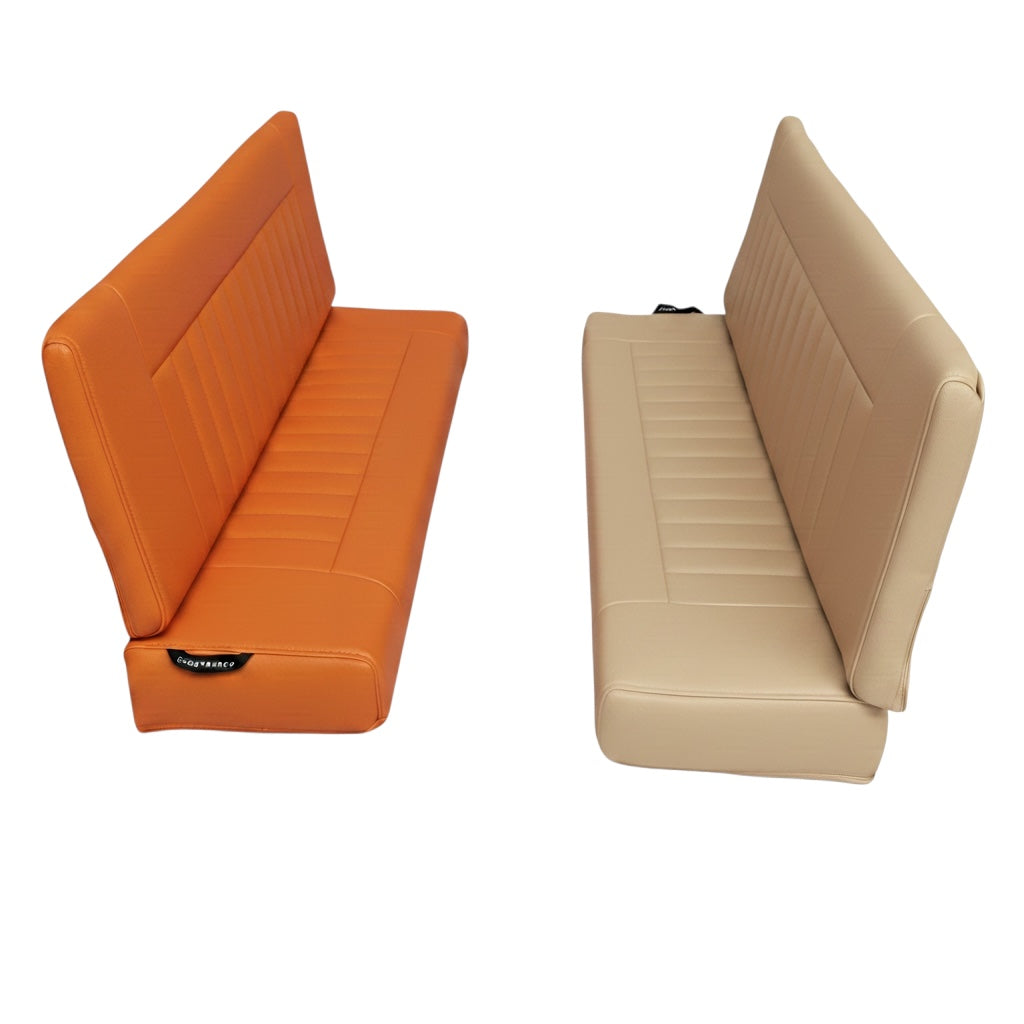 COMFORT -  2 Man Bench Seats - Inward Facing - Land Rover  SERIES/DEFENDER - (SET - RH+LH BASE &amp; BACK)