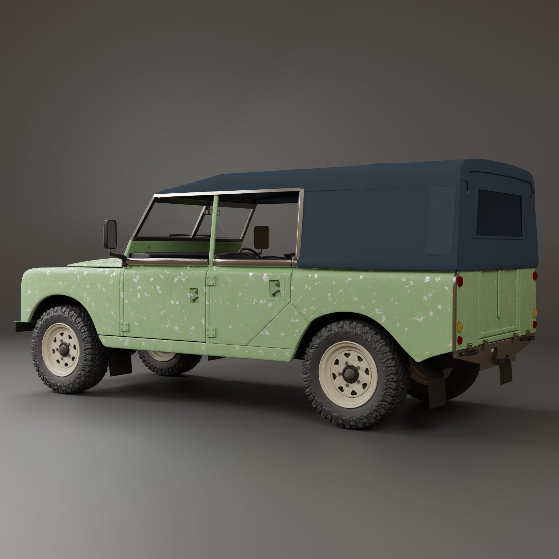 Schuco 3310032 - Land Rover Series III 109 - UN Schuco 3310032 - Land Rover Series III 109 - UN