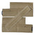 Set of beige car door pockets with a white border on a white background